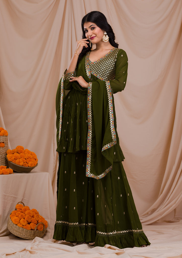 Bestseller | Sea Green Mehndi Readymade Fancy Fabric Salwar Kameez and Sea  Green Mehndi Readymade Fancy Fabric Salwar Suits online shopping